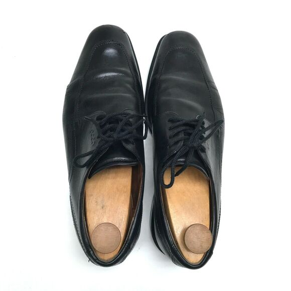 ECCO Windsor Extra Width Black Leather Comfort Dress Oxfords US 9.5 / 10 EU 44 main image 5